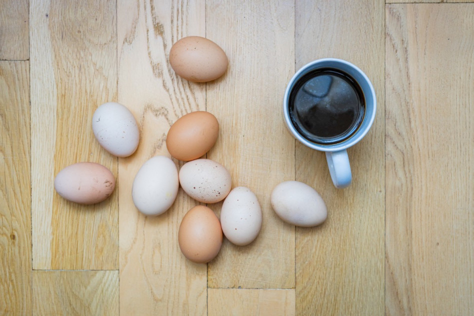 skorupki jaj do kawy