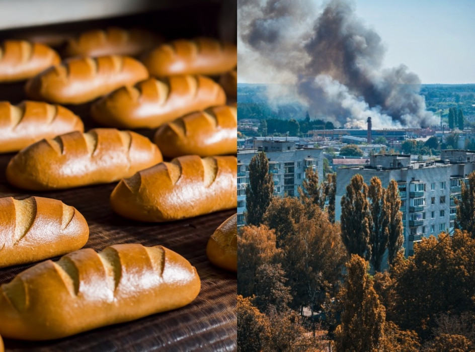 Pieczenie chleba podczas wojny