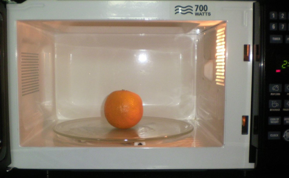 pomarańcza w mikrofali 